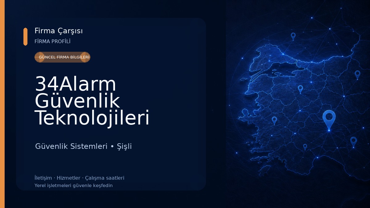34Alarm Güvenlik Teknolojileri Ticaret Limited Şirketi Güvenlik Sistemleri