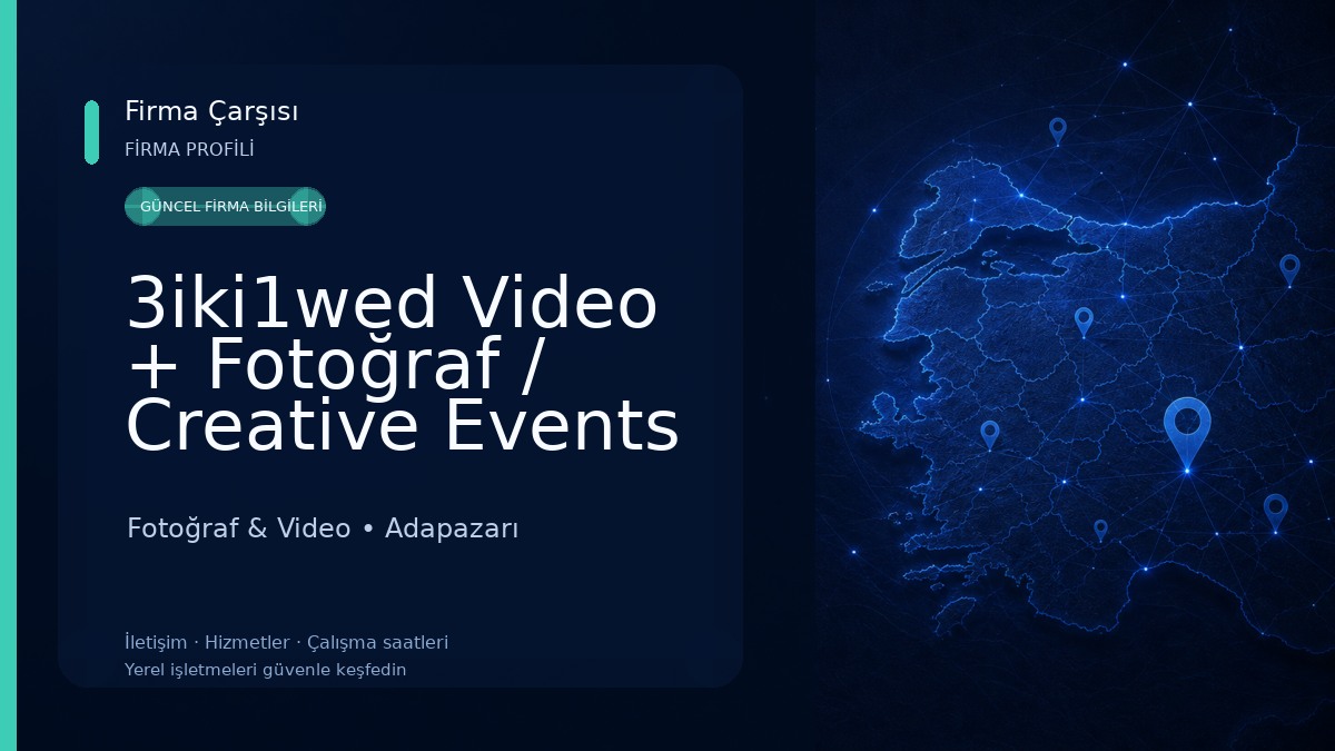 3iki1wed Video + Fotoğraf / Creative Events & Production