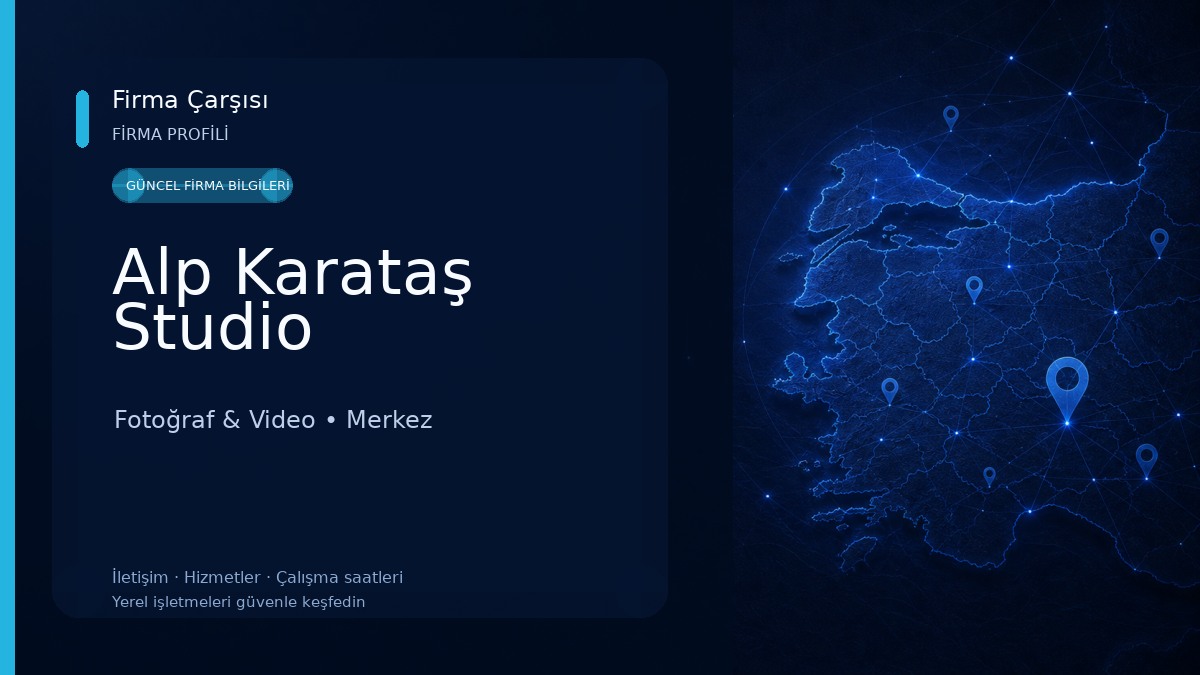 Alp Karataş Studio Fotoğraf & Video
