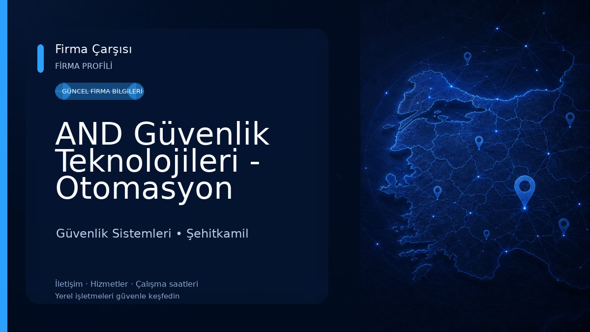AND Güvenlik Teknolojileri - Otomasyon 