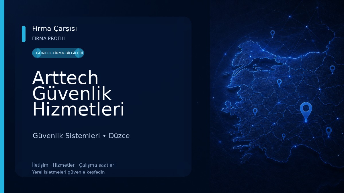 Arttech Güvenlik Hizmetleri Anonim Şirketi Güvenlik Sistemleri