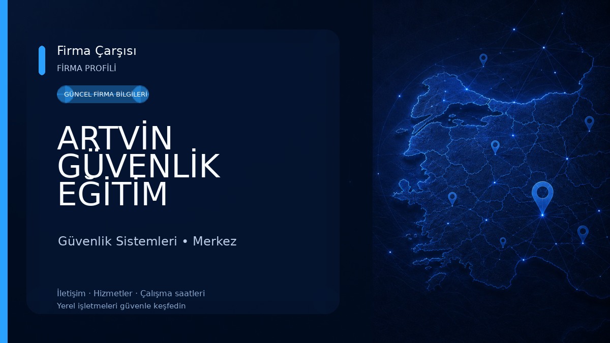 ARTVİN GÜVENLİK EĞİTİM HİZMETLERİ VE TİC.LTD.ŞTİ. Güvenlik Sistemleri