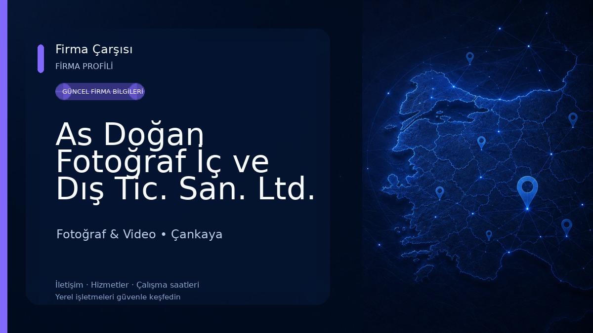 As Doğan Fotoğraf İç ve Dış Tic. San. Ltd. Şti. Fotoğraf & Video