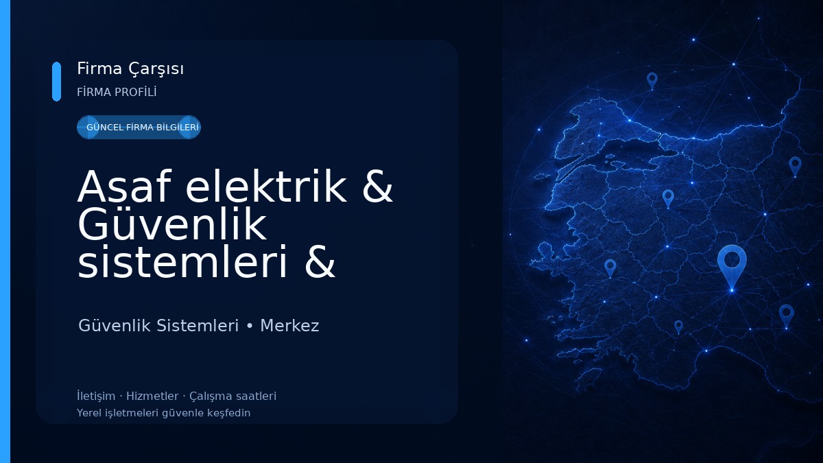 Asaf elektrik & Güvenlik sistemleri & Kiralık ses sistemi Güvenlik Sistemleri