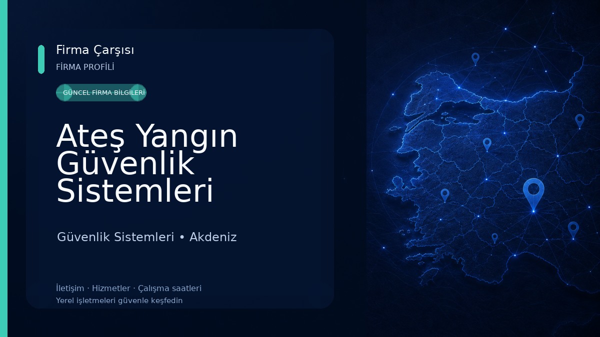 Ateş Yangın Güvenlik Sistemleri Güvenlik Sistemleri
