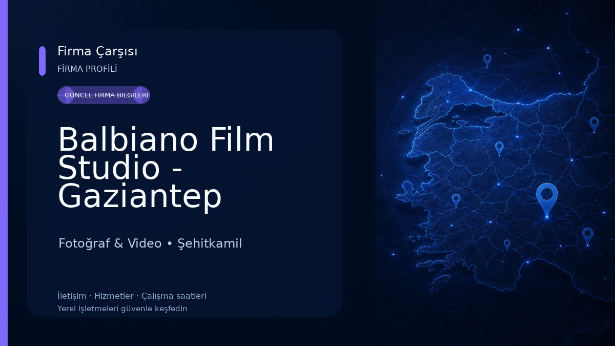 Balbiano Film Studio - Gaziantep Düğün , Mekan Fotoğrafçısı , Vesikalık , Biyometrik Fotoğraf Fotoğraf & Video