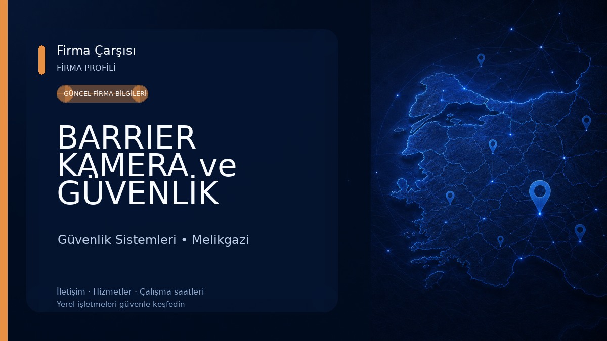 BARRIER KAMERA ve GÜVENLİK SİSTEMLERİ Güvenlik Sistemleri
