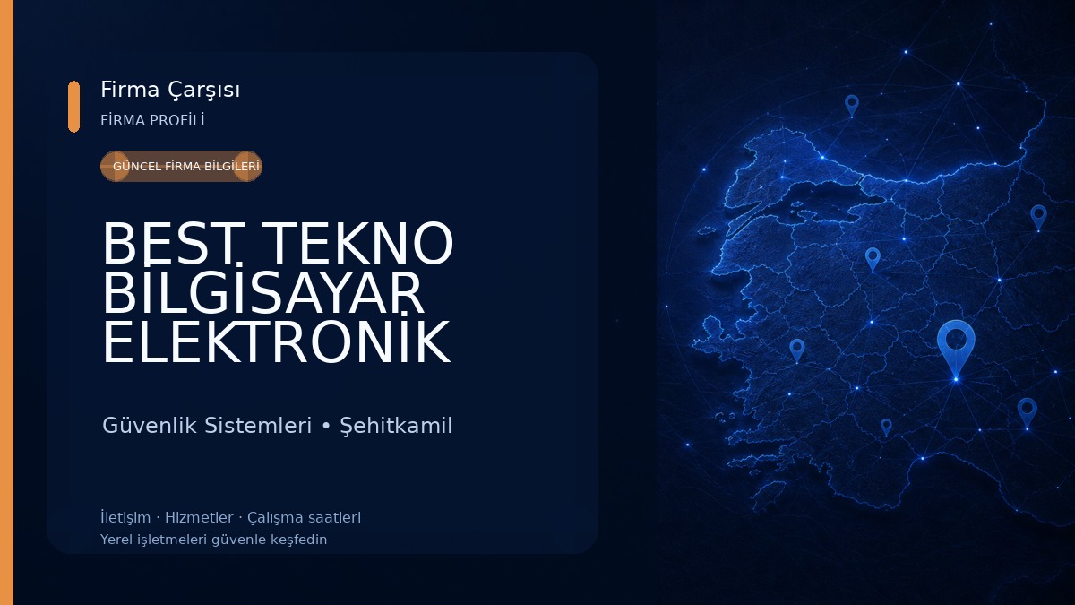 BEST TEKNO BİLGİSAYAR ELEKTRONİK GÜVENLİK SİSTEMLERİ GAZİANTEP 