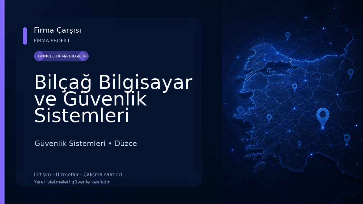 Bilçağ Bilgisayar ve Güvenlik Sistemleri Güvenlik Sistemleri