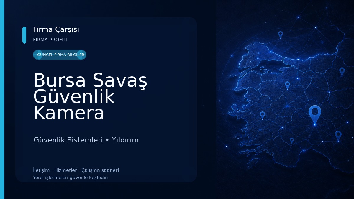 Bursa Savaş Güvenlik Kamera Sistemleri Güvenlik Sistemleri