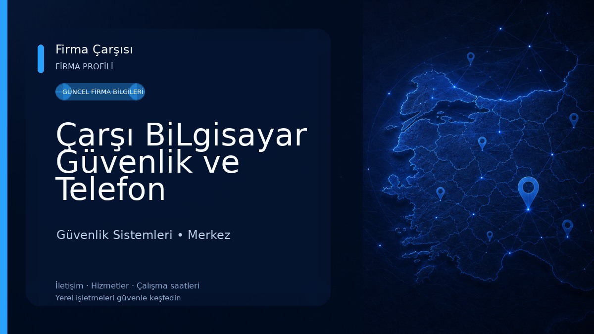 Çarşı BiLgisayar Güvenlik ve Telefon Hastanesi