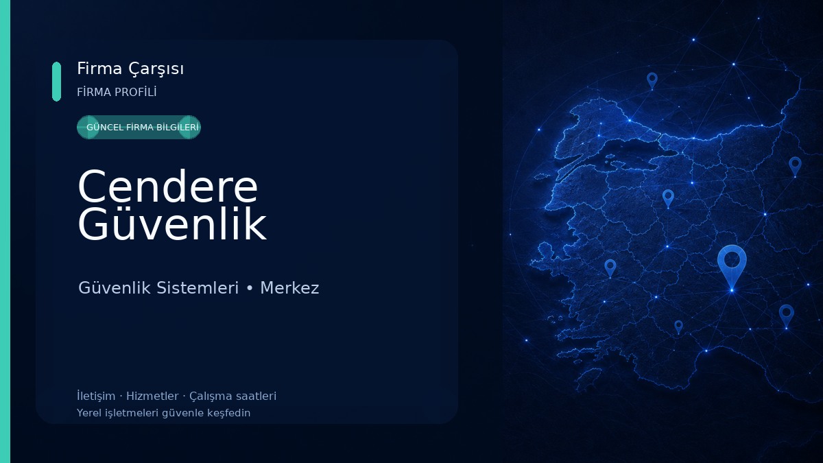 Cendere Güvenlik Güvenlik Sistemleri