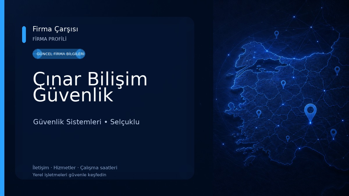Çınar Bilişim Güvenlik Güvenlik Sistemleri
