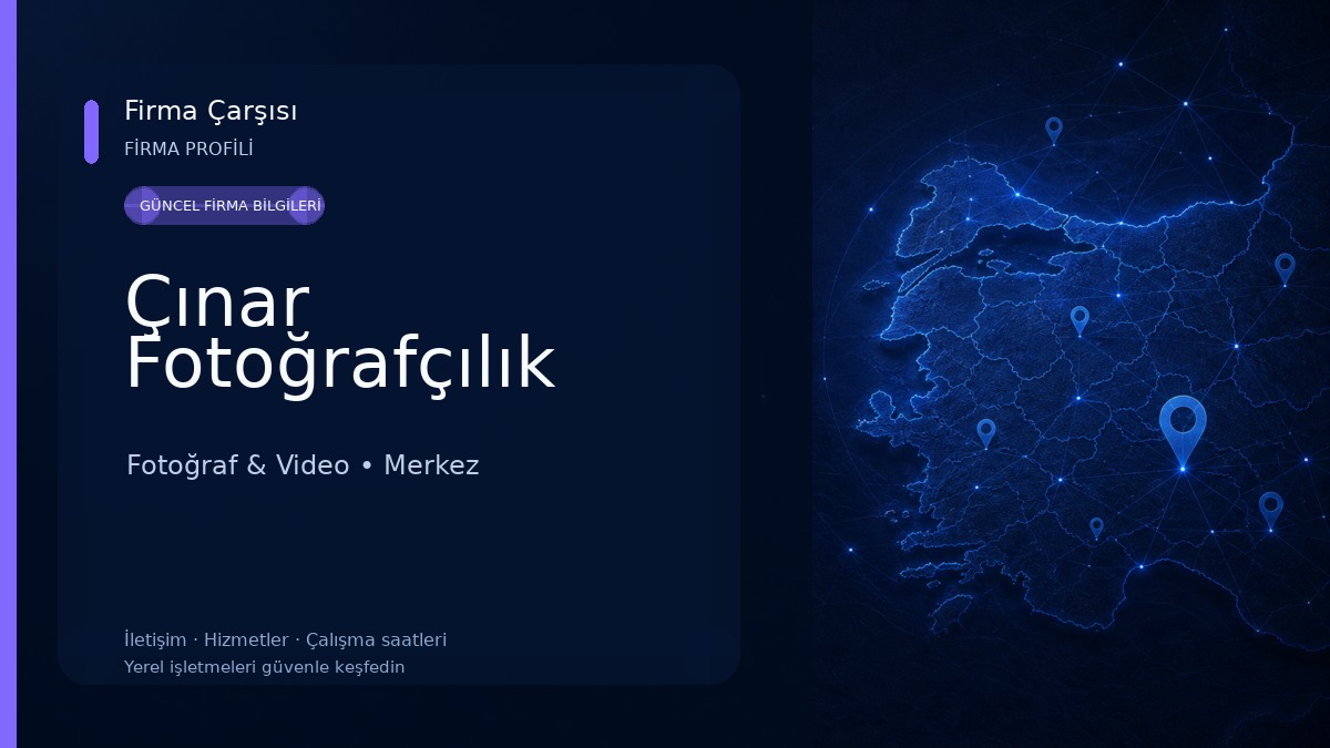 Çınar Fotoğrafçılık