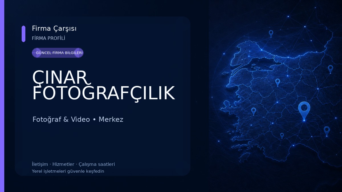 ÇINAR FOTOĞRAFÇILIK