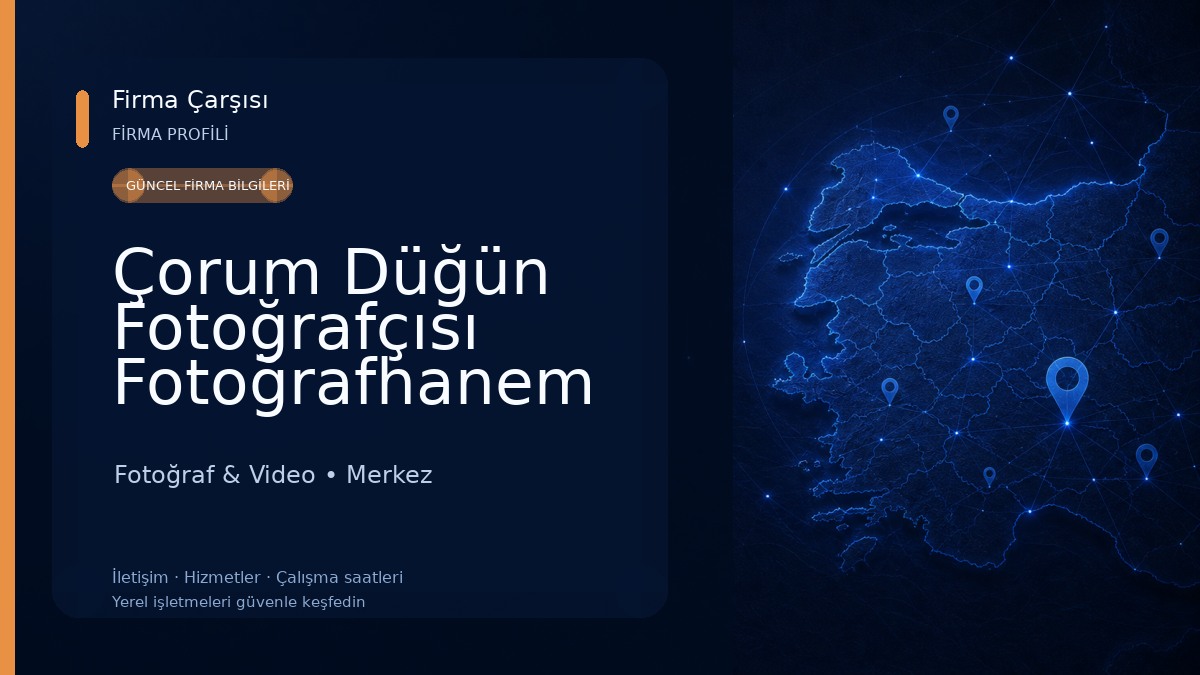 Çorum Düğün Fotoğrafçısı Fotoğrafhanem Fotoğraf & Video