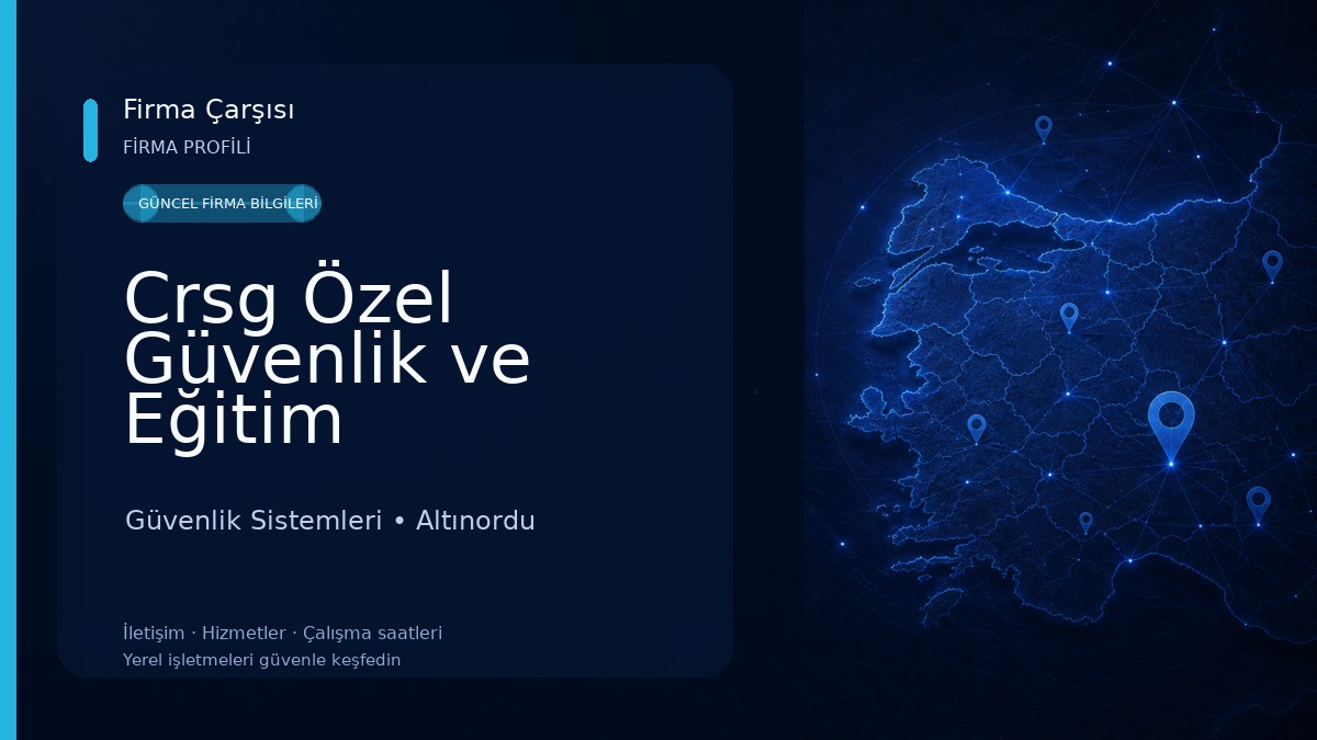 Crsg Özel Güvenlik ve Eğitim Hizmetleri Güvenlik Sistemleri