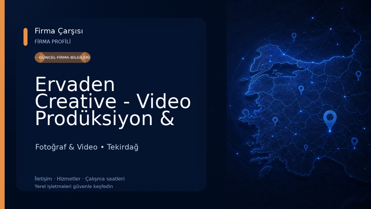 Ervaden Creative - Video Prodüksiyon & Fotoğrafçılık