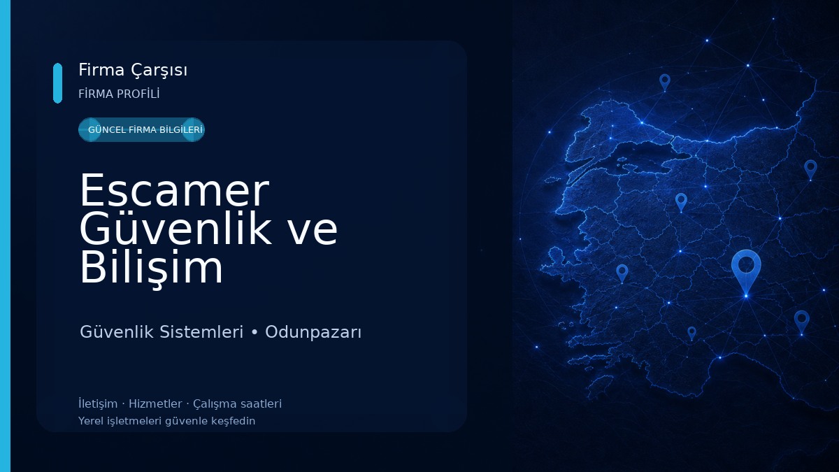Escamer Güvenlik ve Bilişim Sistemleri Güvenlik Sistemleri