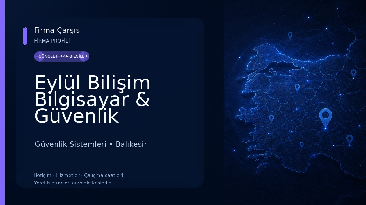 Eylül Bilişim Bilgisayar & Güvenlik Sistemleri Güvenlik Sistemleri