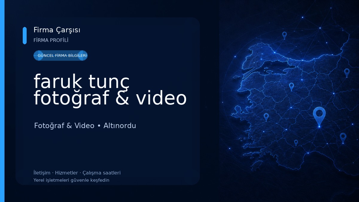 faruk tunç fotoğraf & video 