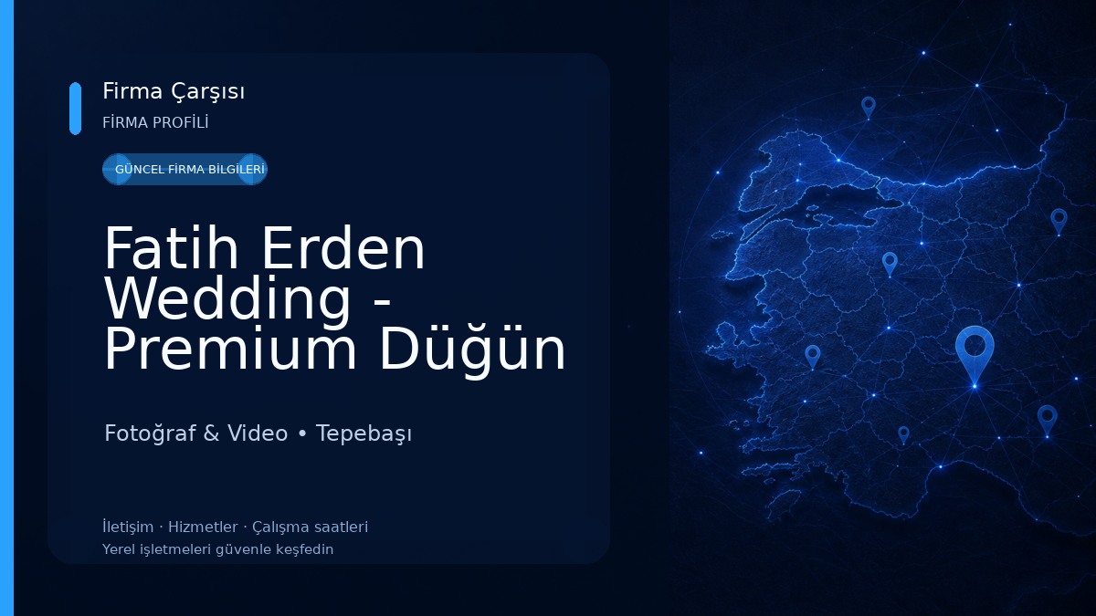 Fatih Erden Wedding - Premium Düğün Fotoğrafçılığı Hizmeti Fotoğraf & Video