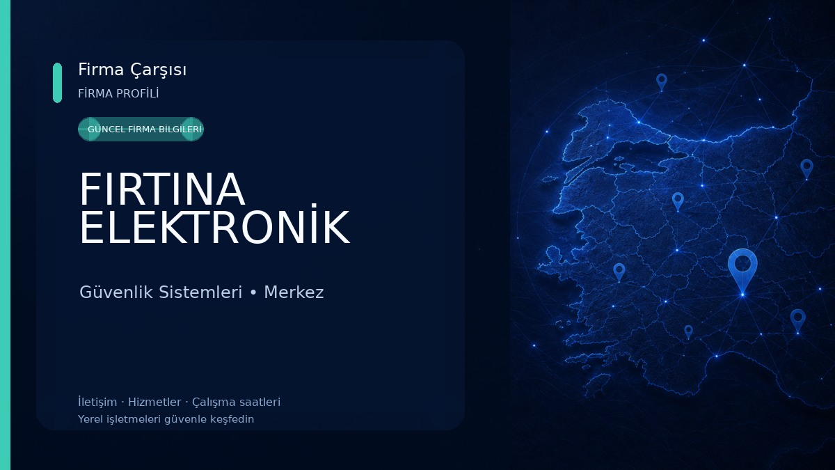 FIRTINA ELEKTRONİK 