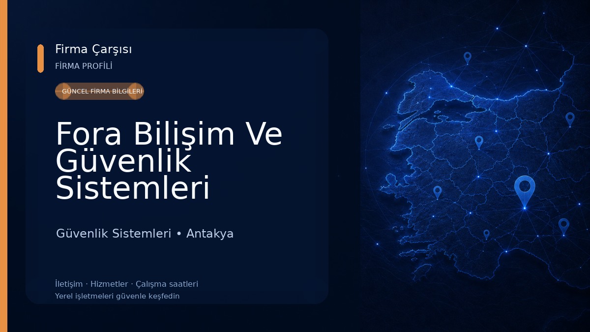 Fora Bilişim Ve Güvenlik Sistemleri Güvenlik Sistemleri