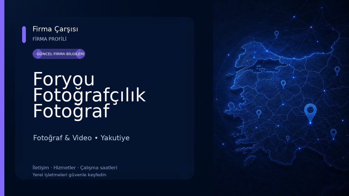 Foryou Fotoğrafçılık Fotoğraf Fabrikam Fotoğraf & Video