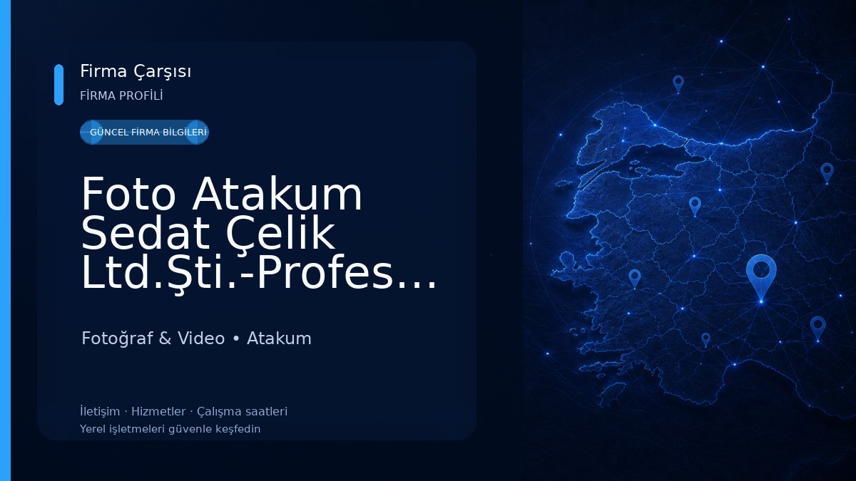Foto Atakum Sedat Çelik Ltd.Şti.-Profesyonel Stüdyo - Video - Klip - Tanıtım - Fotoğraf Stüdyosu Fotoğraf & Video