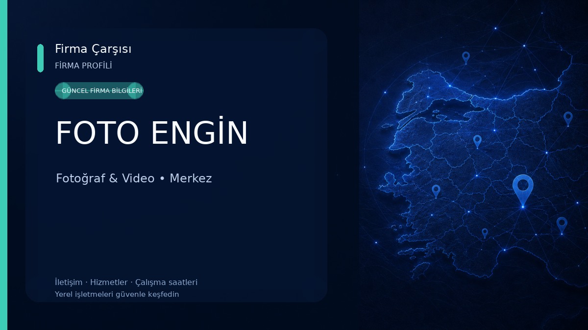 FOTO ENGİN Fotoğraf & Video