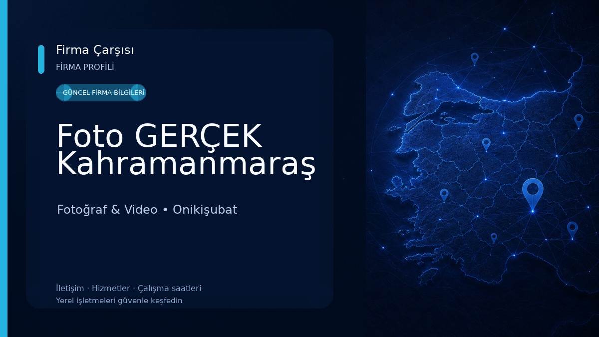 Foto GERÇEK Kahramanmaraş Fotoğraf & Video