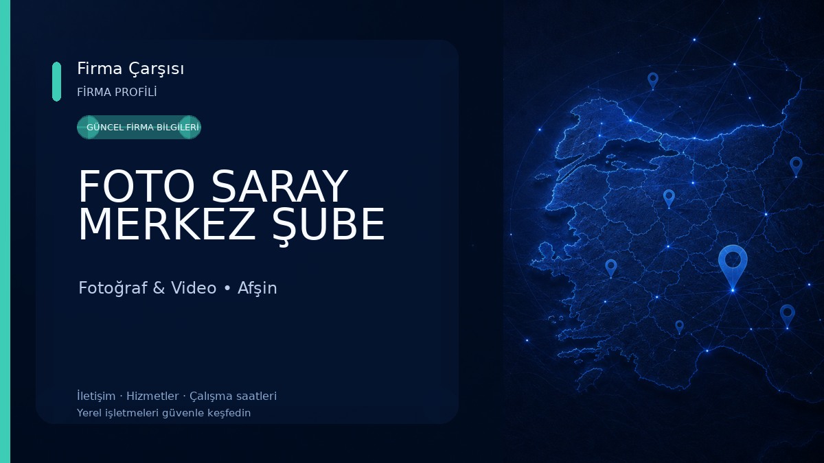 FOTO SARAY MERKEZ ŞUBE Fotoğraf & Video