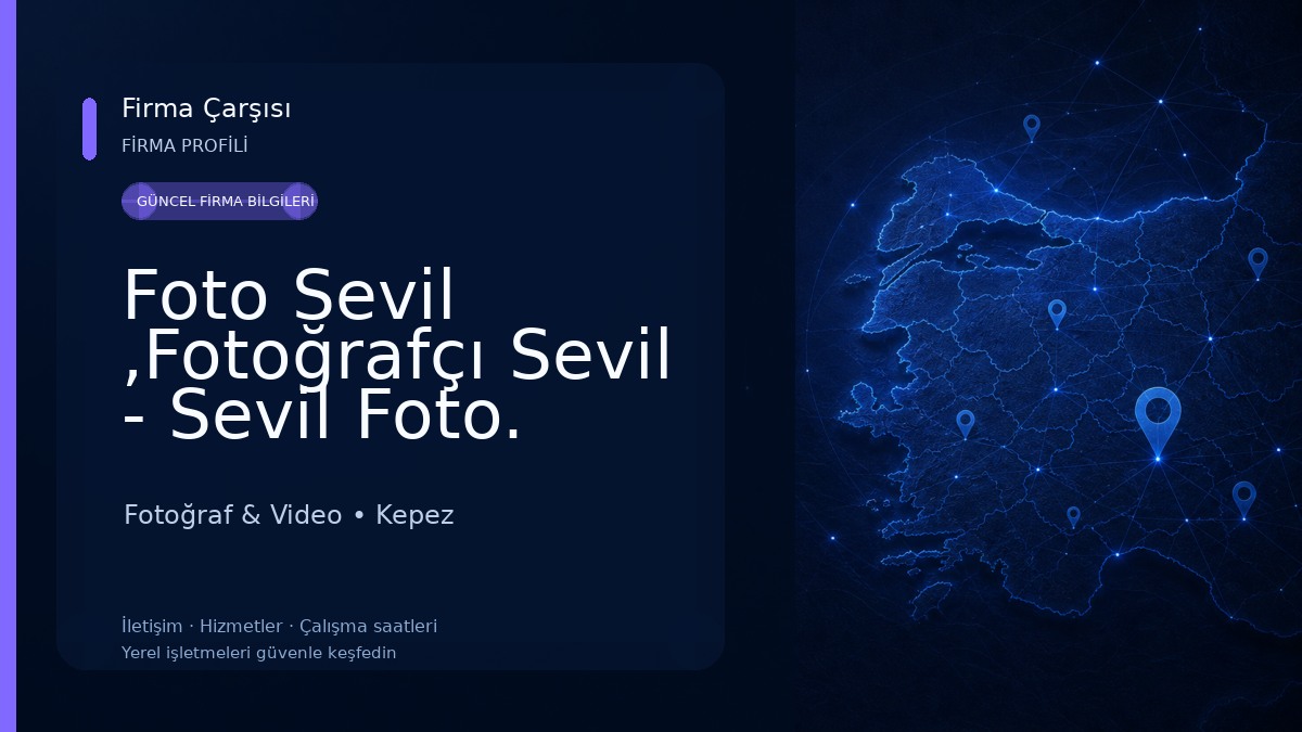 Foto Sevil ,Fotoğrafçı Sevil - Sevil Foto.