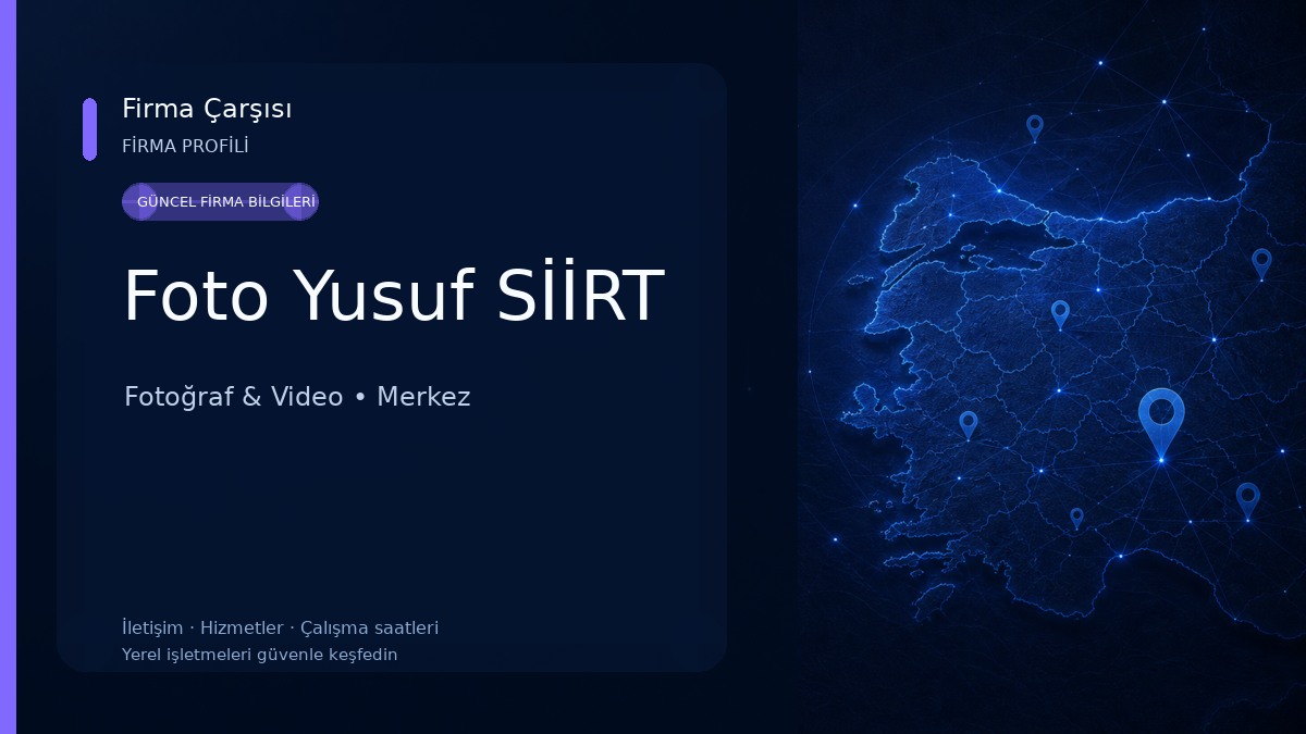 Foto Yusuf SİİRT