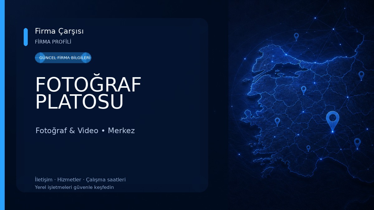 FOTOĞRAF PLATOSU Fotoğraf & Video