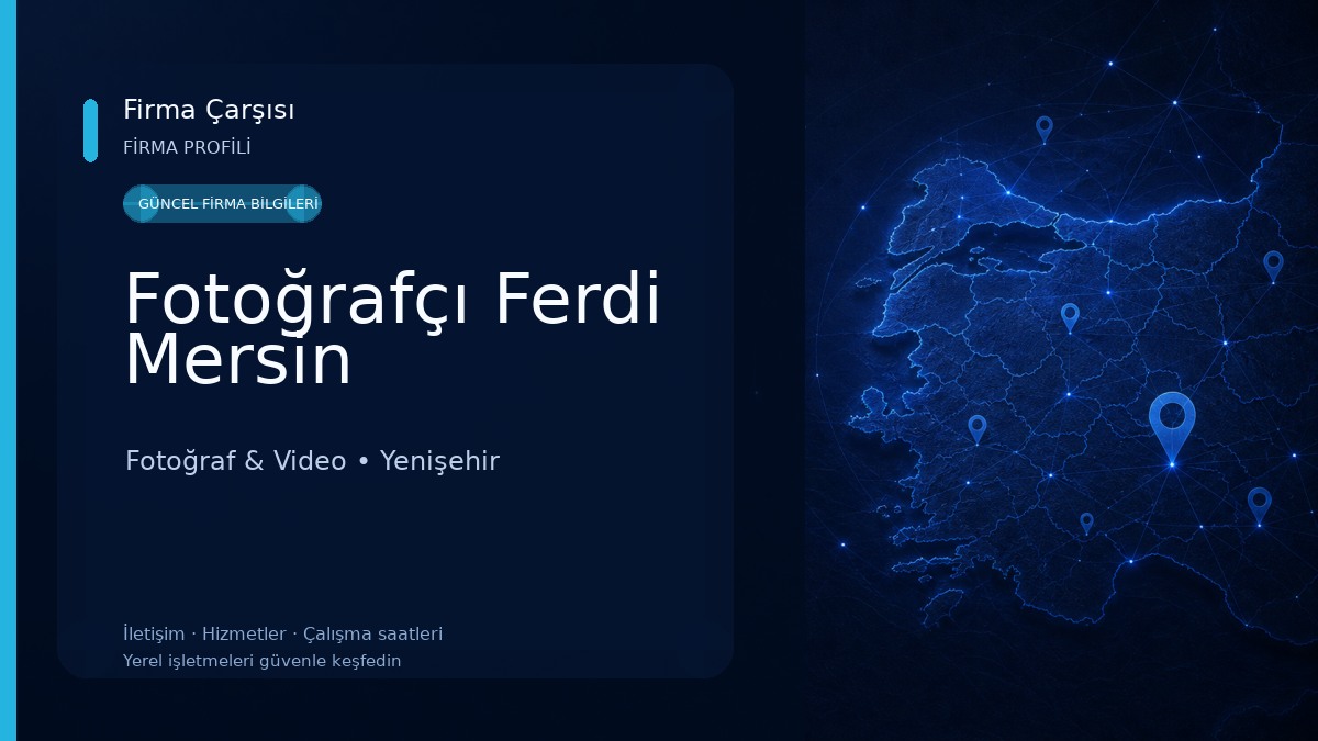 Fotoğrafçı Ferdi Mersin Fotoğraf & Video