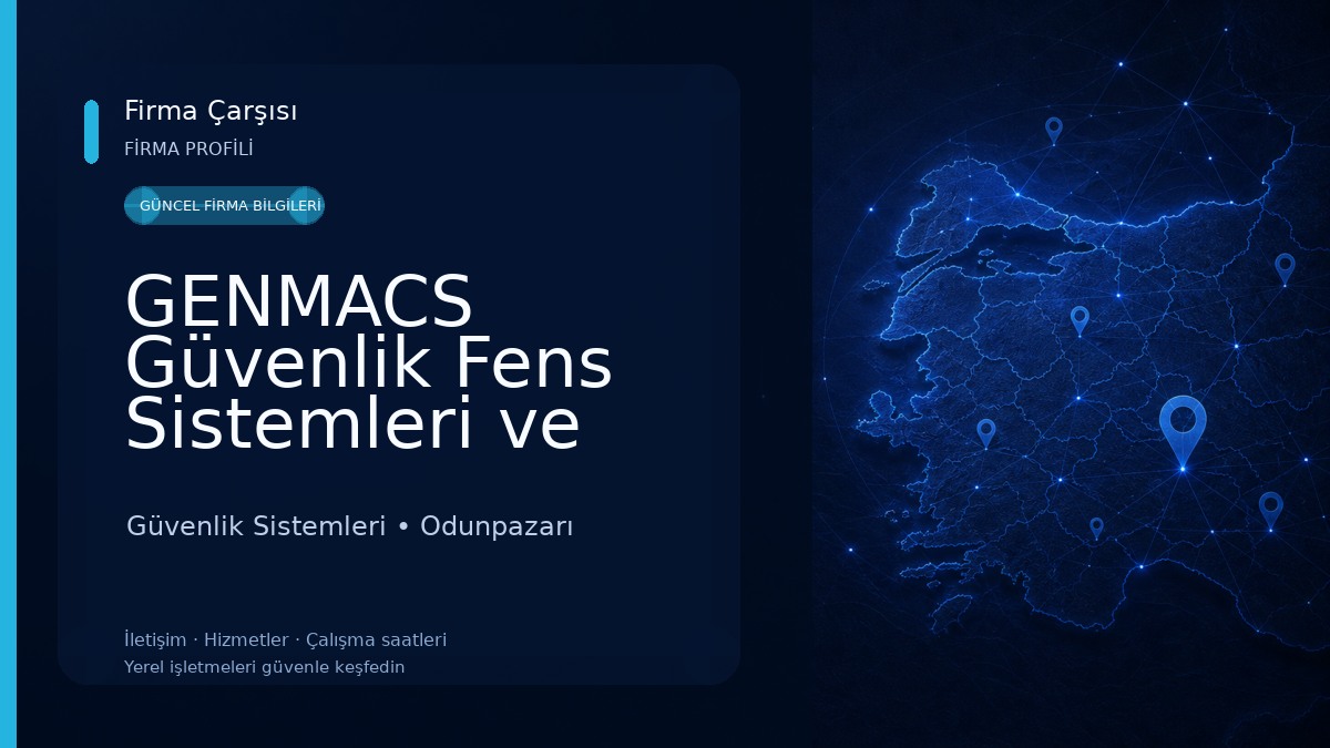 GENMACS Güvenlik Fens Sistemleri ve Aksesuarları