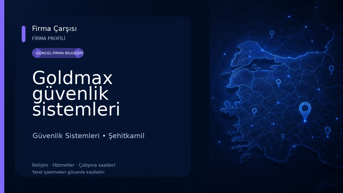 Goldmax güvenlik sistemleri Güvenlik Sistemleri