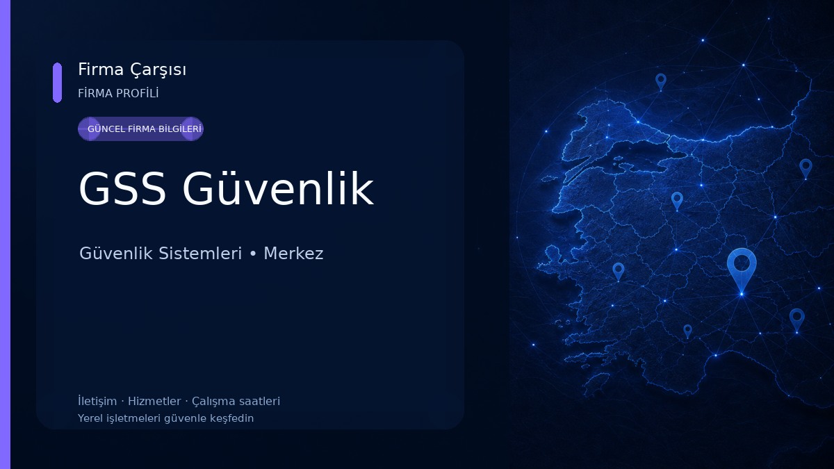 GSS Güvenlik Güvenlik Sistemleri