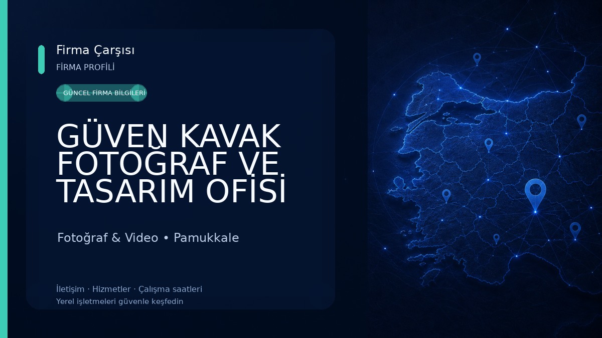 GÜVEN KAVAK FOTOĞRAF VE TASARIM OFİSİ