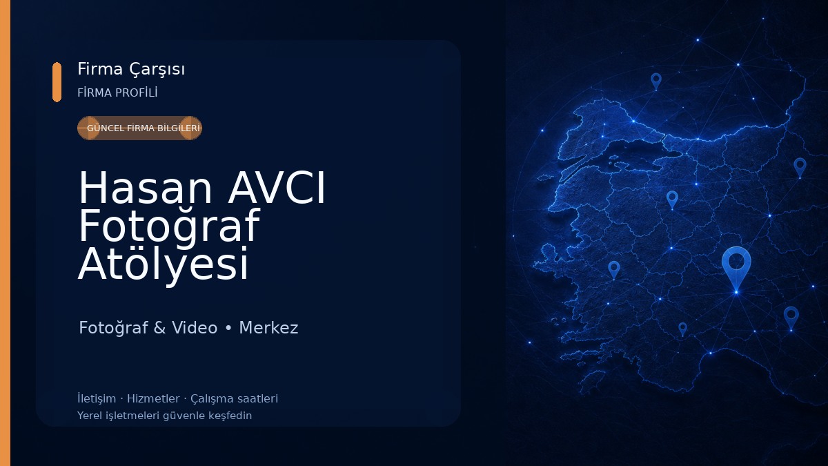 Hasan AVCI Fotoğraf Atölyesi Fotoğraf & Video