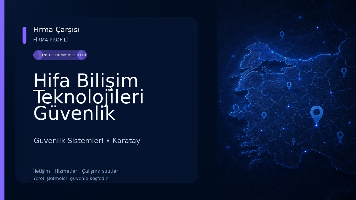 Hifa Bilişim Teknolojileri Güvenlik kamerası ve Alarm Sistemleri