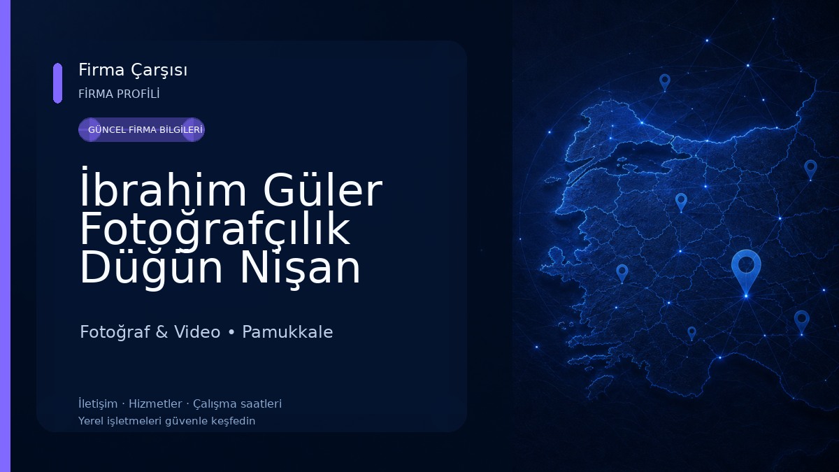 İbrahim Güler Fotoğrafçılık Düğün Nişan Mezuniyet Fotoğrafçılığı