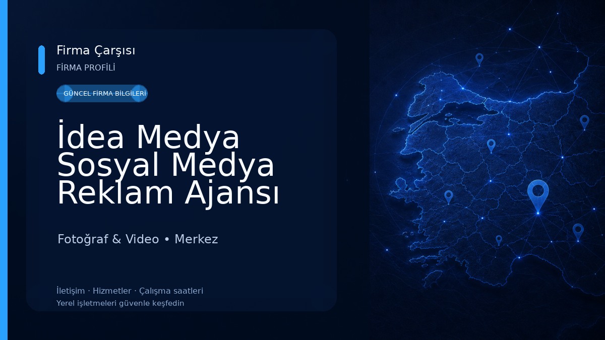 İdea Medya Sosyal Medya Reklam Ajansı Fotoğraf & Video