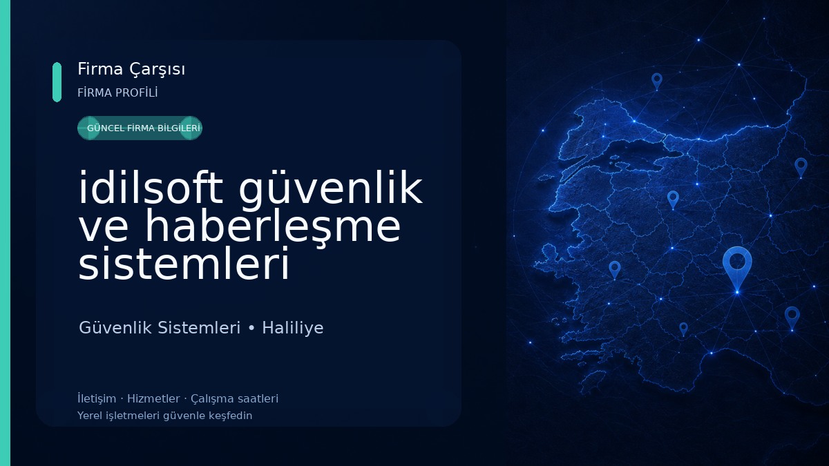 idilsoft güvenlik ve haberleşme sistemleri Güvenlik Sistemleri