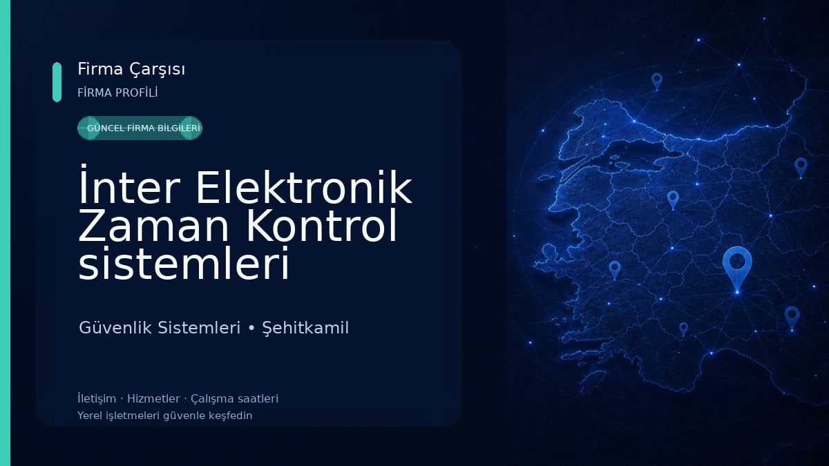 İnter Elektronik Zaman Kontrol sistemleri &GAZİANTEP GÜVENLİK SİSTEMLERİ KAMERA ALARM Güvenlik Sistemleri