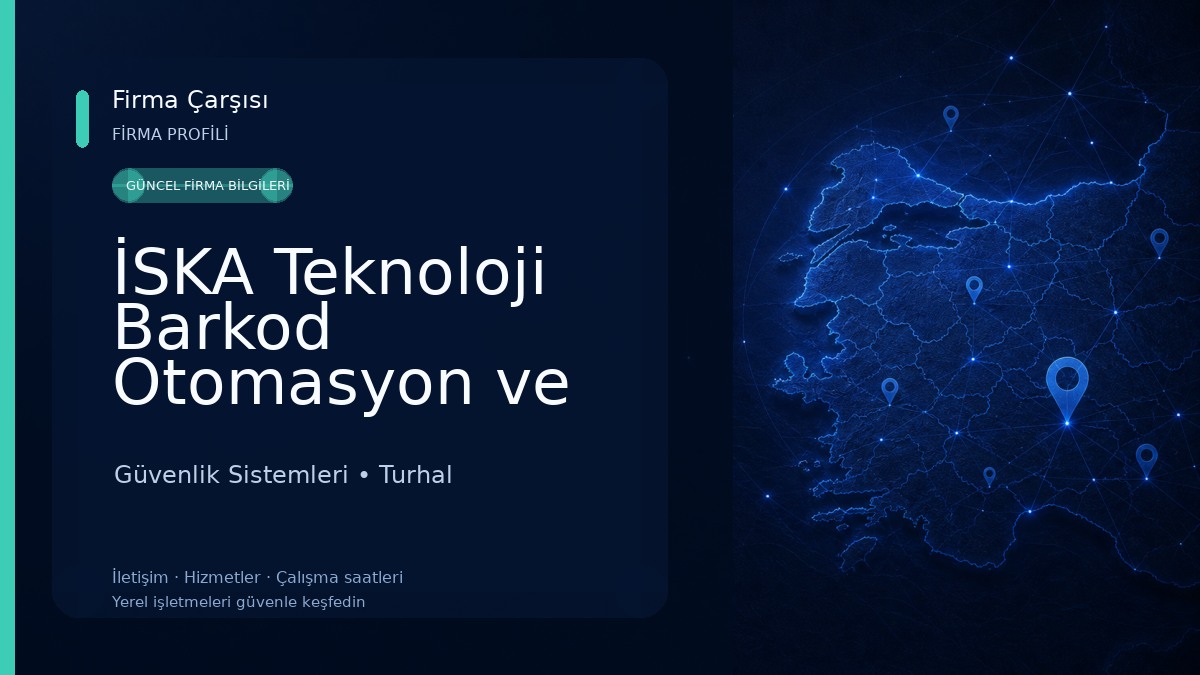 İSKA Teknoloji Barkod Otomasyon ve Güvenlik Kamera Sistemleri 