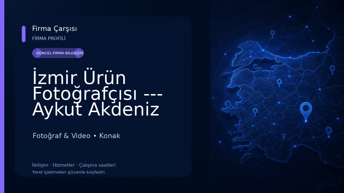 İzmir Ürün Fotoğrafçısı --- Aykut Akdeniz 