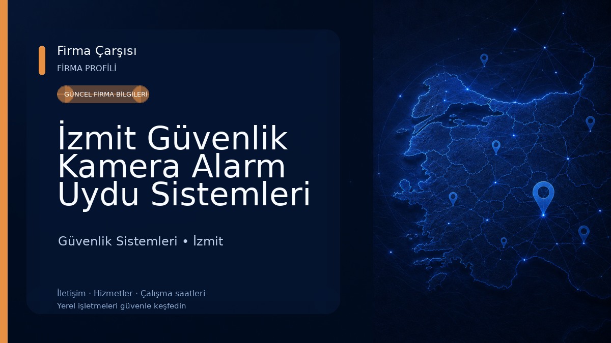 İzmit Güvenlik Kamera Alarm Uydu Sistemleri ŞİRİN Elektronik Otomasyon Ve Güvenlik 